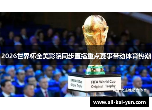 2026世界杯全美影院同步直播重点赛事带动体育热潮